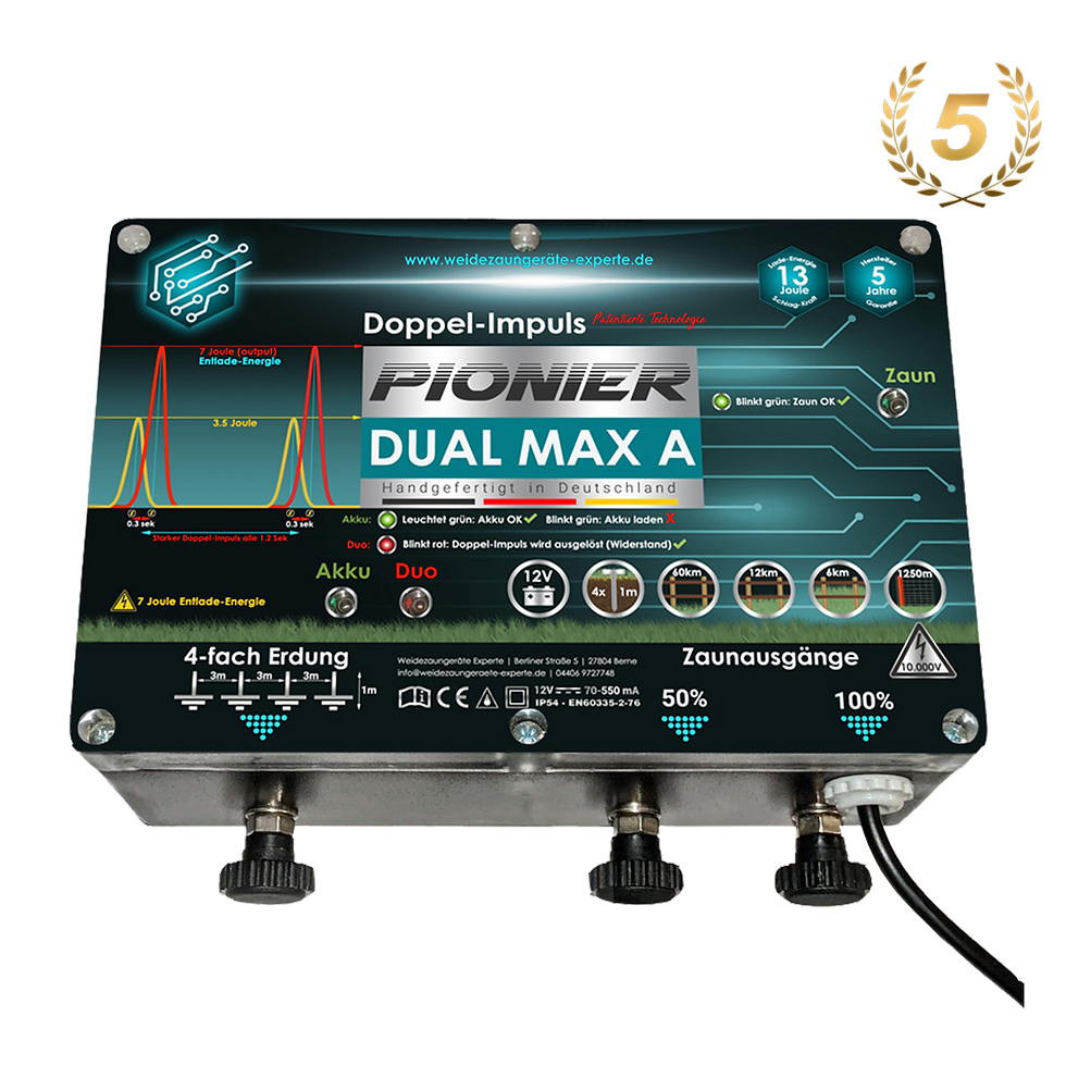 Miniaturbild: Weidezaungerät Pionier Dual Max A 12V