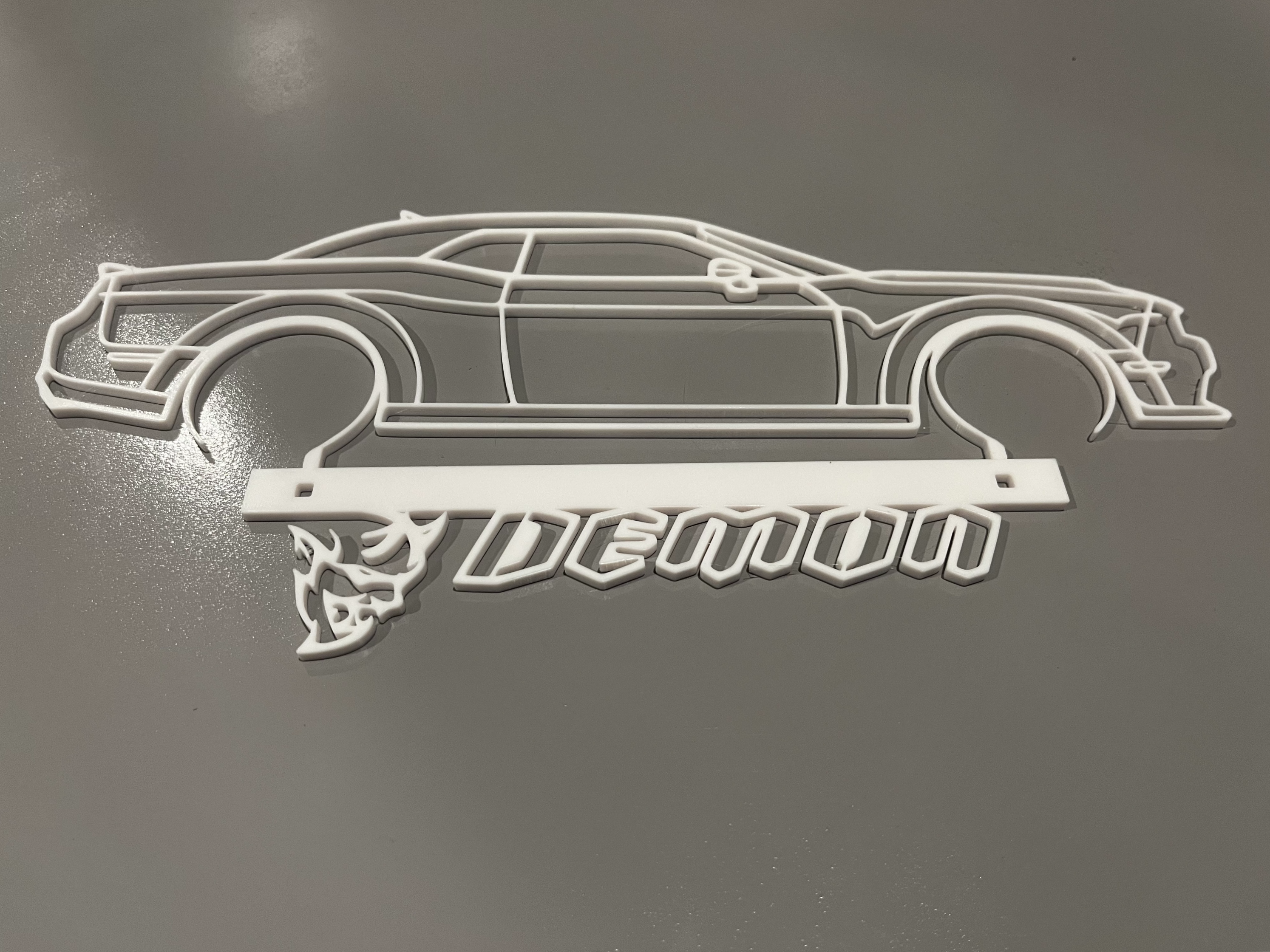 Dodge Challenger Demon Silhouette