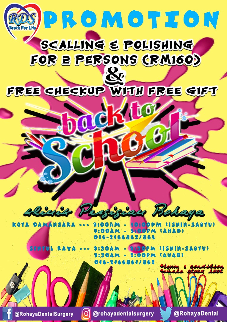 Back to School Scaling and Polishing Promotion
