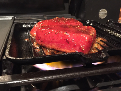 Smoky Cajun Pan-Seared Tuna Steaks