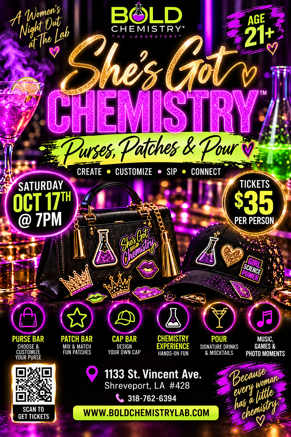 She Got Chemistry- Patch & Pour