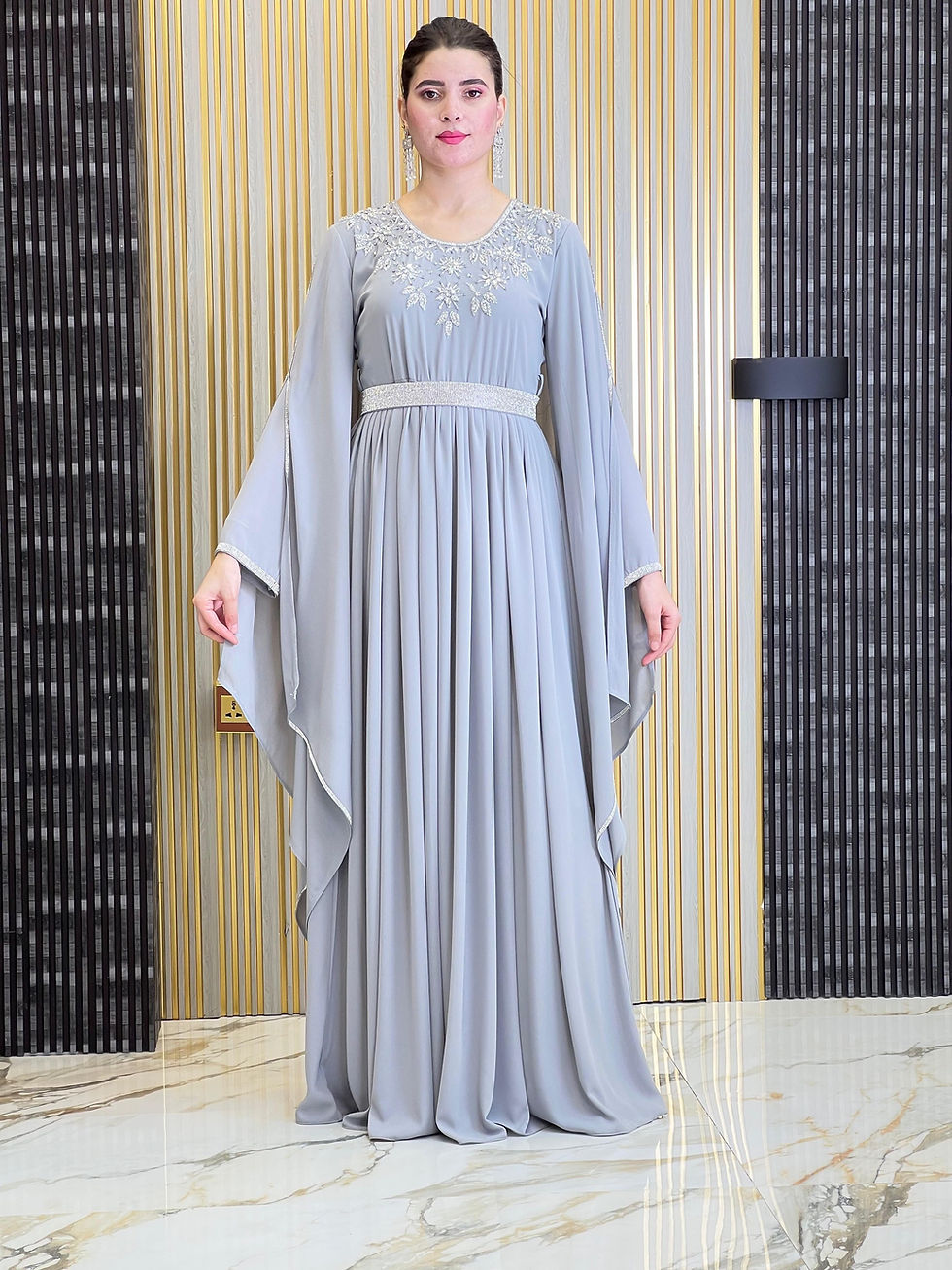 Thumbnail: Wajiha luxury kaftan abaya 