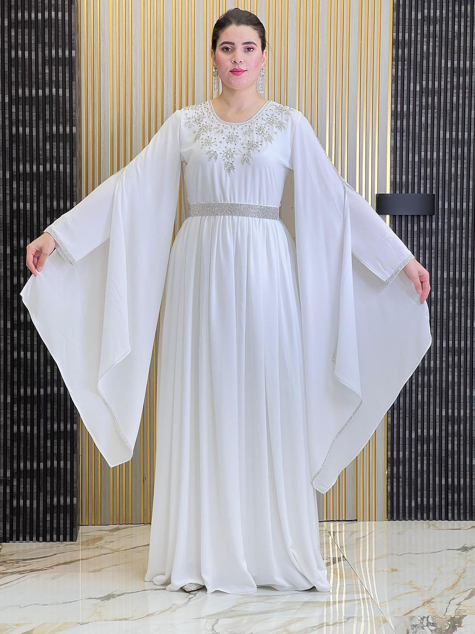 Thumbnail: Wajiha luxury kaftan abaya 