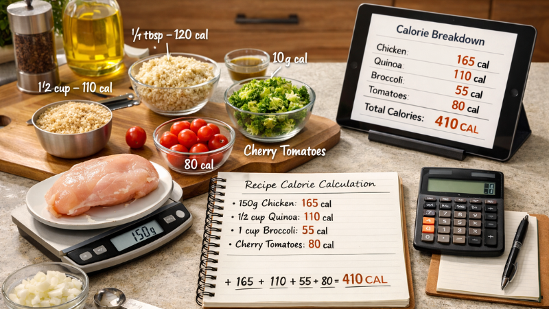 How to Calculate Calories for Any Recipe: Step by Step