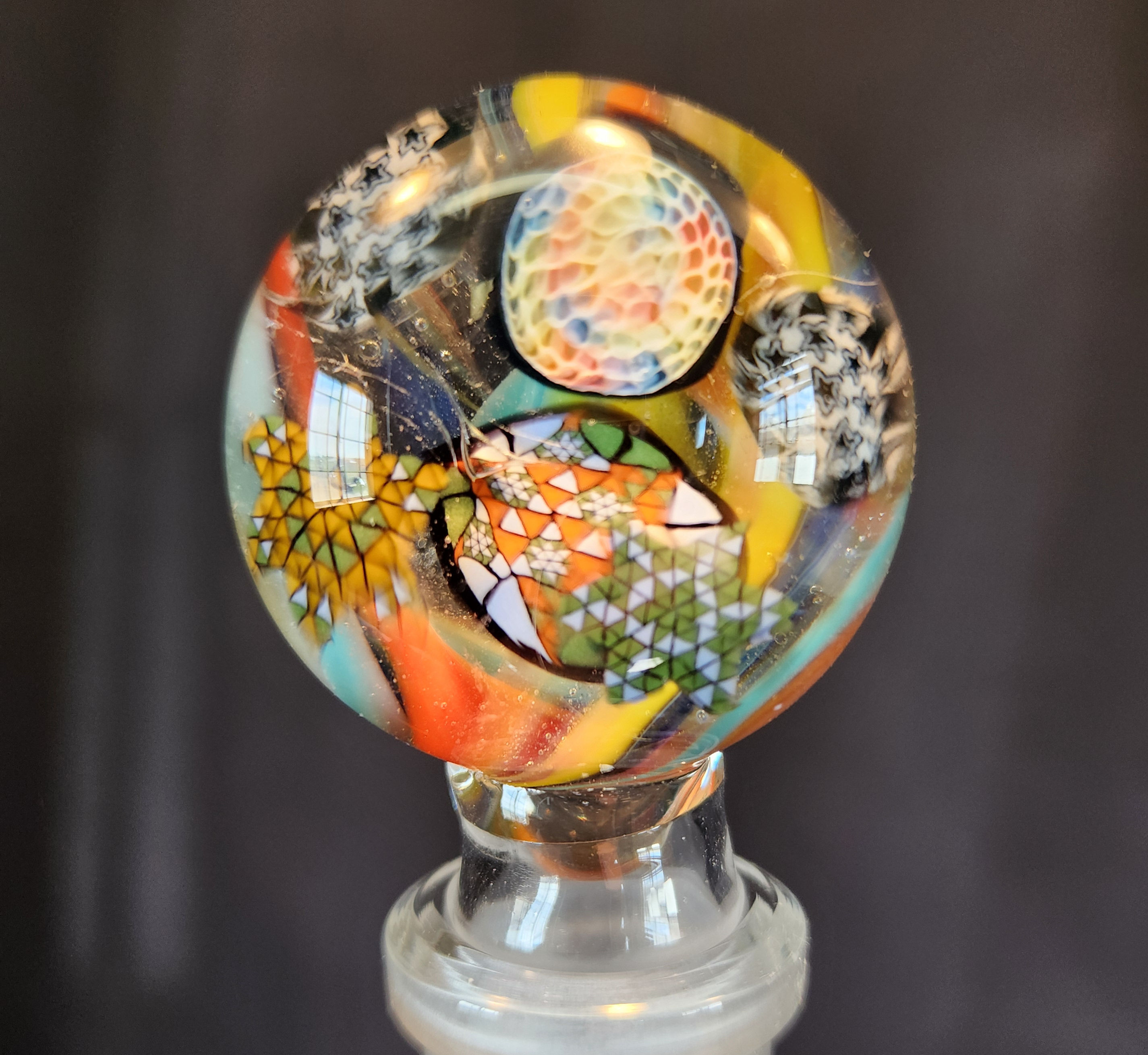 Picture of a Murrini Lamp Topper created by Jetter