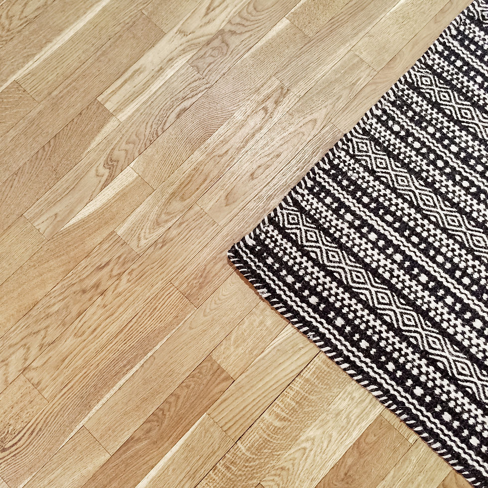Patterned Rug Corner