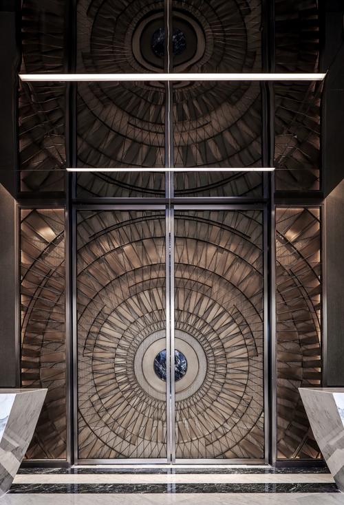 THE BRONZE MESH DOOR