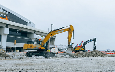 Safety and Compliance Large scale earthwork, excavation, demolition, heavy haul, trucking commercial project in Dallas Texas