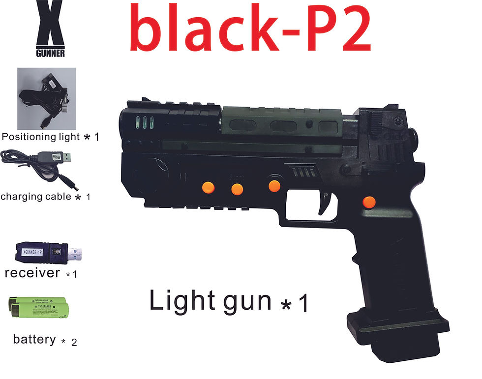 Miniatura: X-GUNNER XGUNNER  2.4G Wireless Gaming Light Gun Black single gun