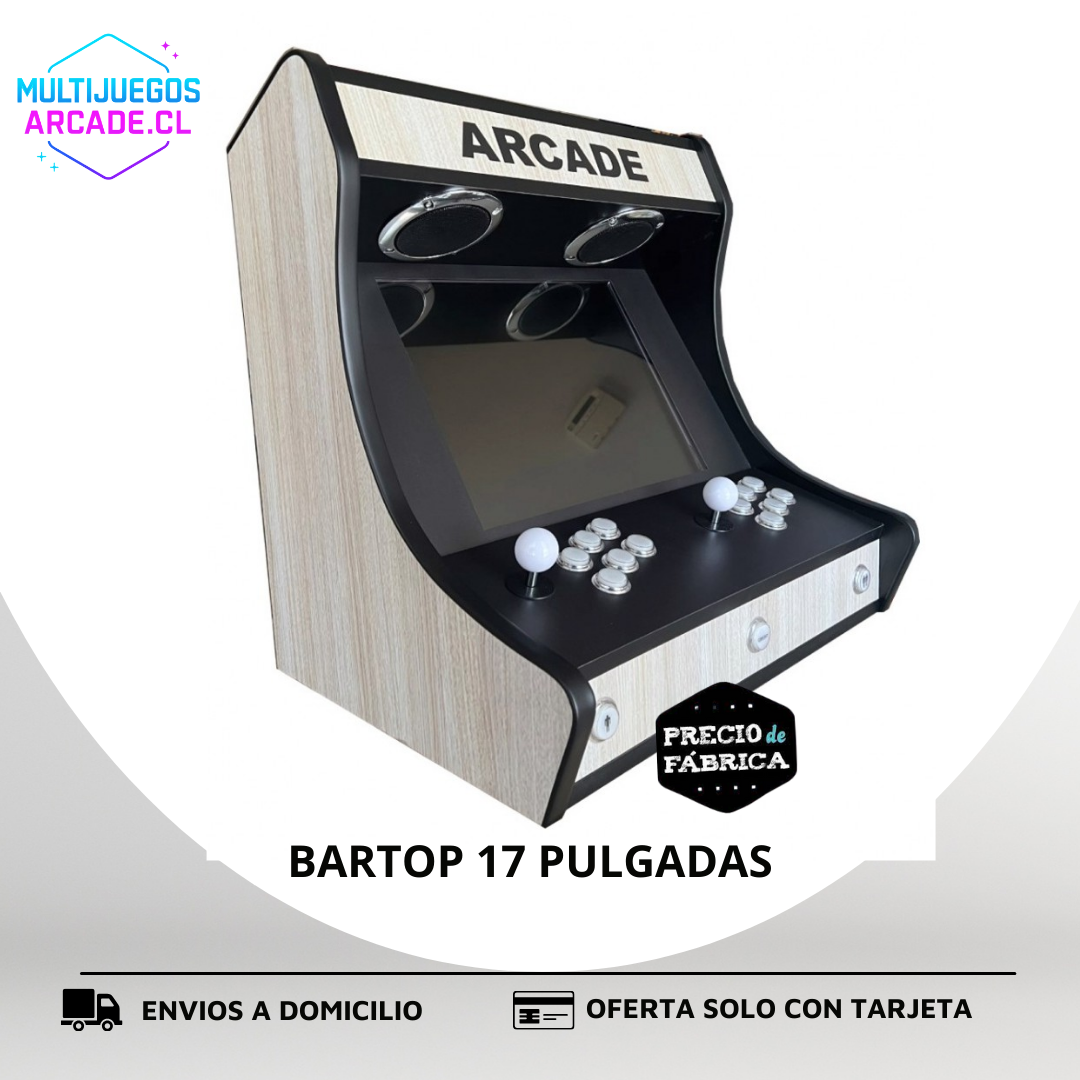 Bartop 17 pulgadas blanco y negro