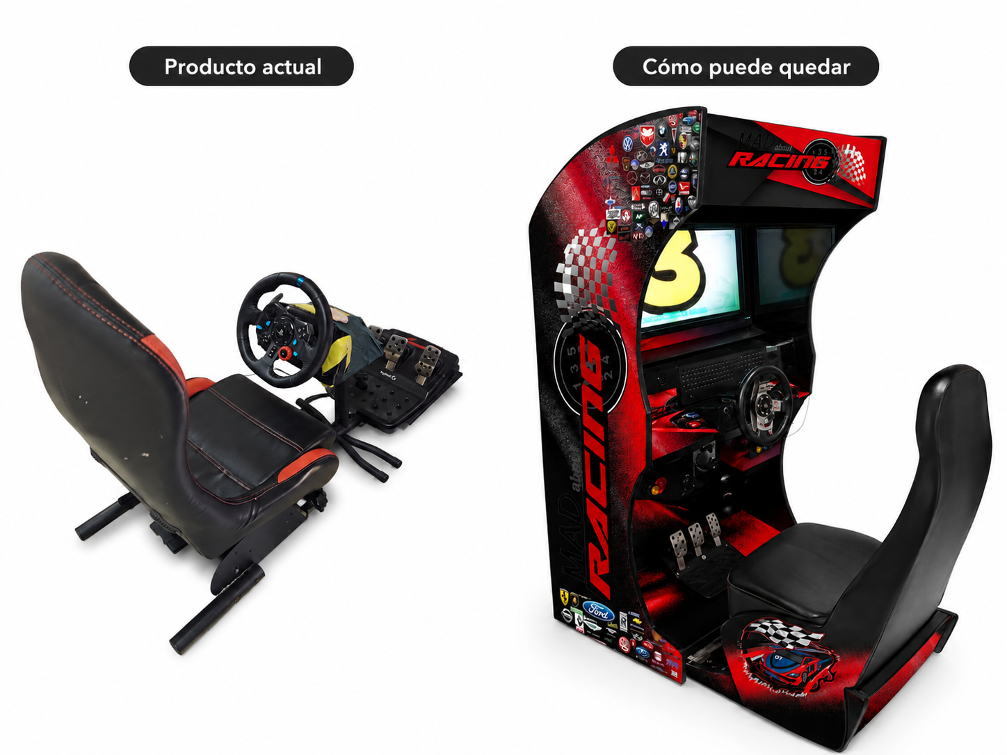 Restauración y actualización de simulador de autos