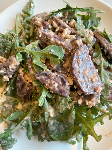 Feta Beetroot Spinach Arugula Salad