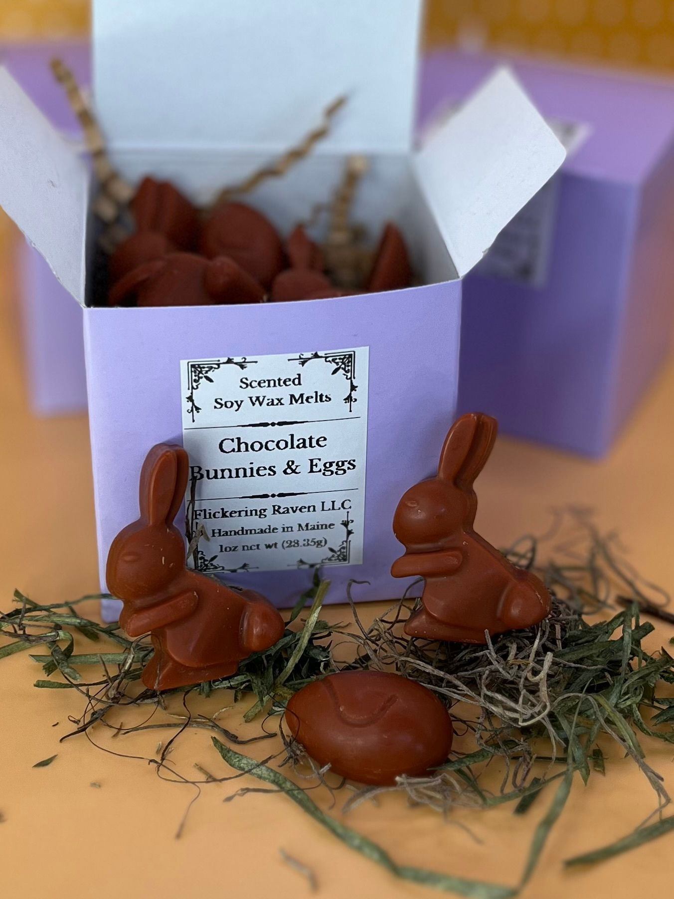 Chocolate Bunnies and eggs