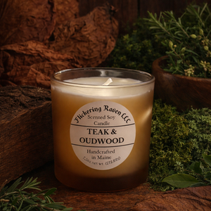 Teak & Oudwood candle