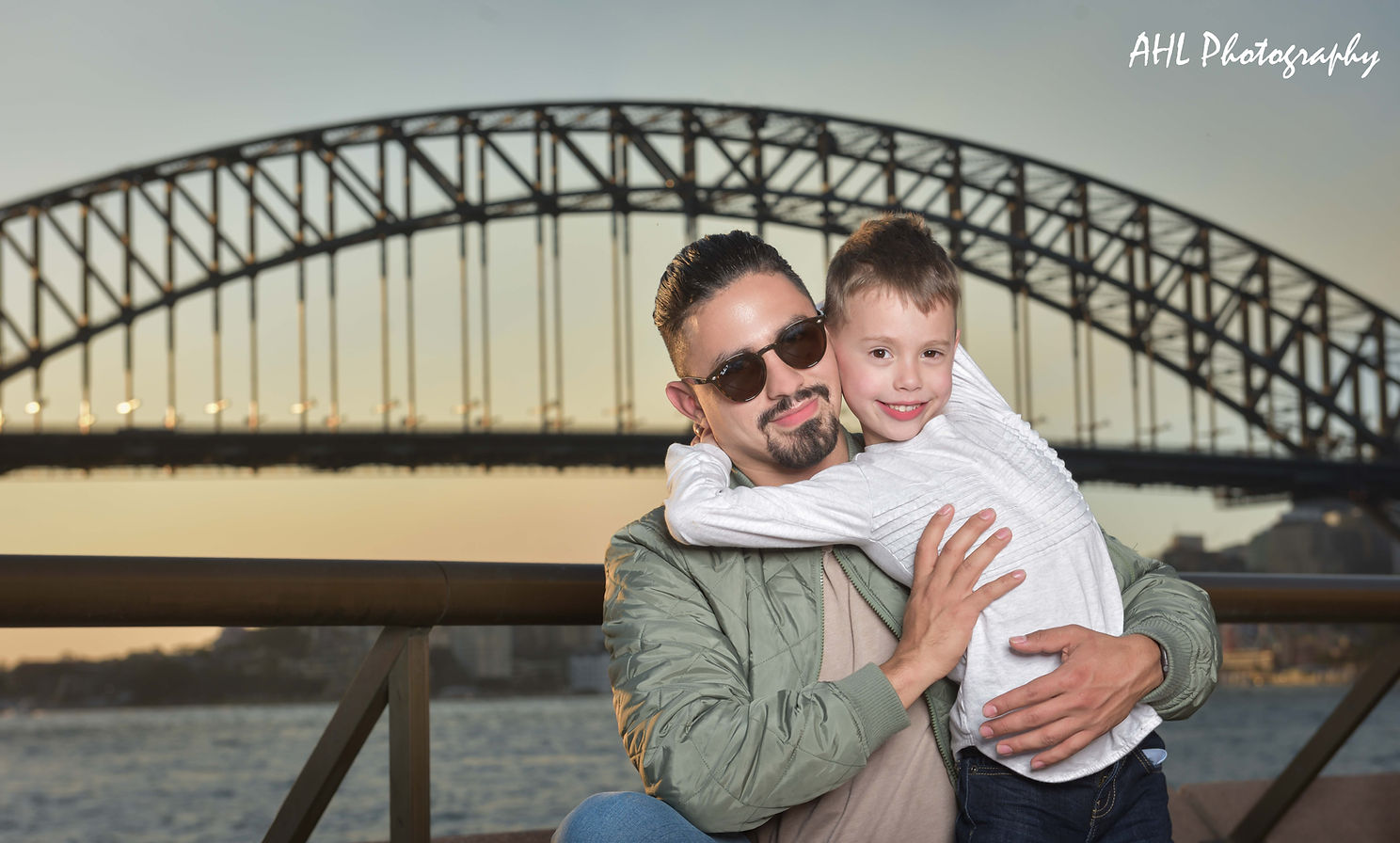 Family pictures at Sydney Opera House