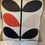 Thumbnail: Orla Kiely Multi Stem Tomato cushion cover special with mustard panels