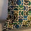 Thumbnail: Orla Kiely handmade Cushion Cover Jigsaw Navy