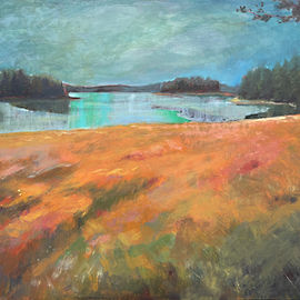 landscape art, buy art, fine art, maine landscape, marsh, jessica meyer, art agent maine