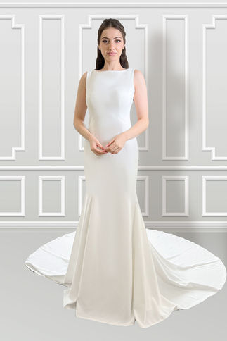 The Teresa Wedding Gown by Darryl Jagga Bridal, a New York wedding gown designer.