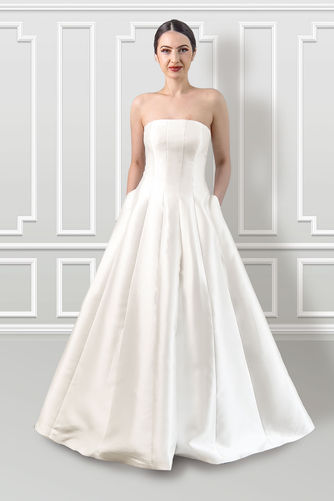 The Charlotte wedding gown by Darryl Jagga Bridal, a New York wedding dress designer. 
