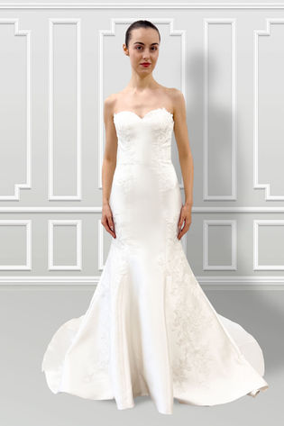 The Savannah wedding gown by Darryl Jagga Bridal, a New York wedding dress designer. 
