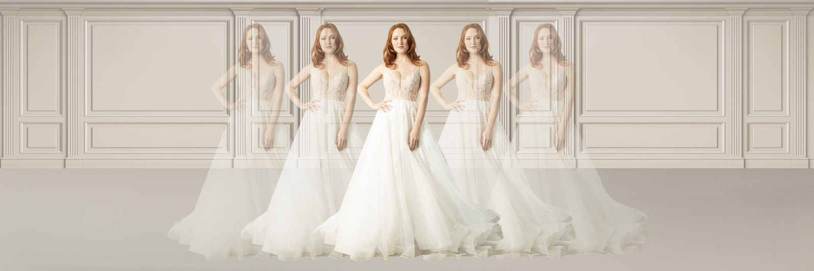 The Linda Wedding Gown by Darryl Jagga Bridal, a New York wedding gown designer.