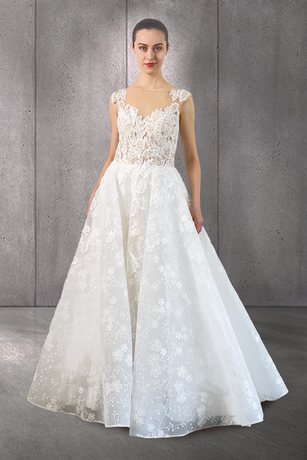 The Beatrice Wedding Dress by Darryl Jagga Bridal, a New York wedding gown designer.