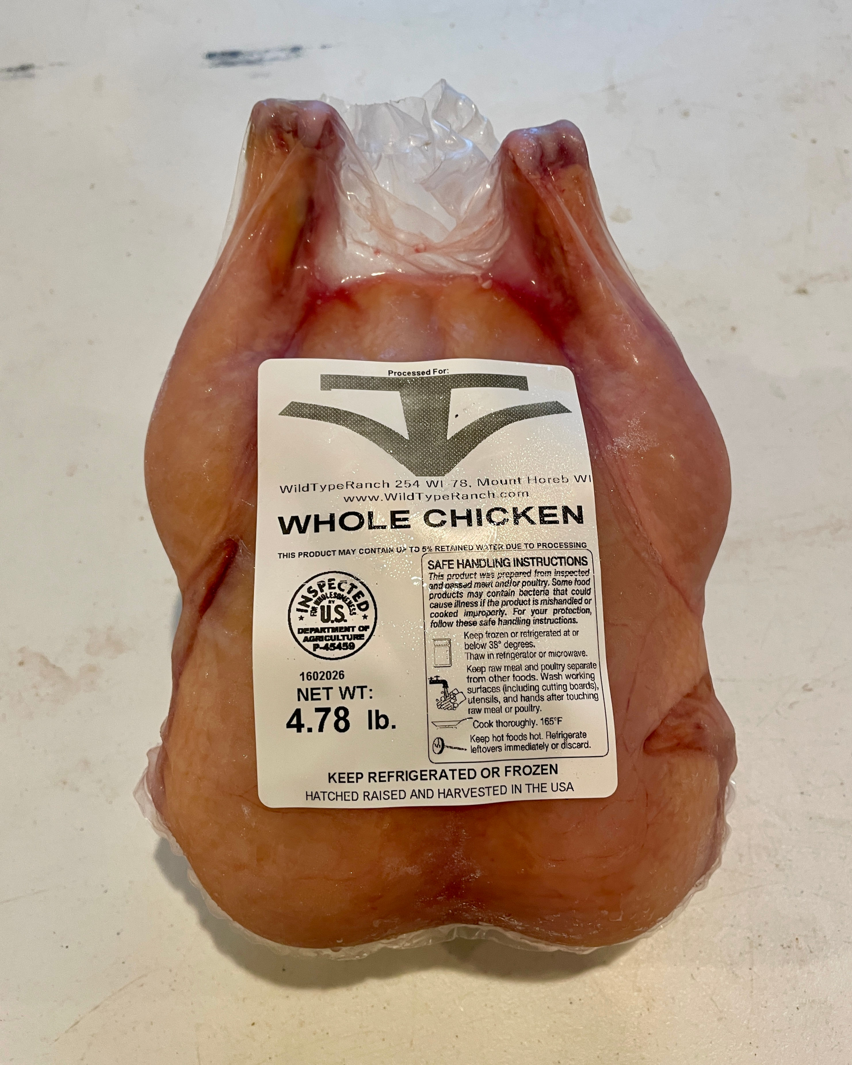 Pasture-Raised Whole Chicken