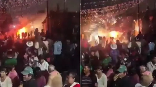 Explosión durante fiesta patronal en Cuatro Vientos, Ixtapaluca deja varios heridos
