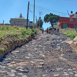 Vecinos del municipio de La Paz rehabilitan sus calles