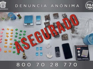 Aseguran droga y detienen a nueve personas