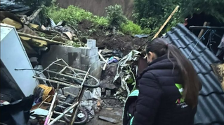 Pierden la vida dos personas por desgajamiento de cerro en Amecameca