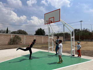 Gobierno de Fernando Flores inaugura cancha multideportiva en Fraccionamiento Bonanza