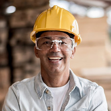 Worker with Yellow Helmet