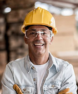 Worker with Yellow Helmet