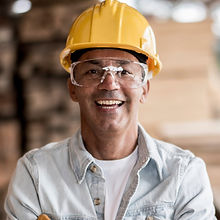 Worker with Yellow Helmet