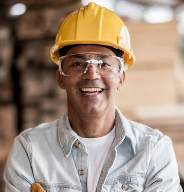 Worker with Yellow Helmet