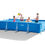 Thumbnail: 4.5 x 2.2 x 0.84m Rectangular Frame Pool Set