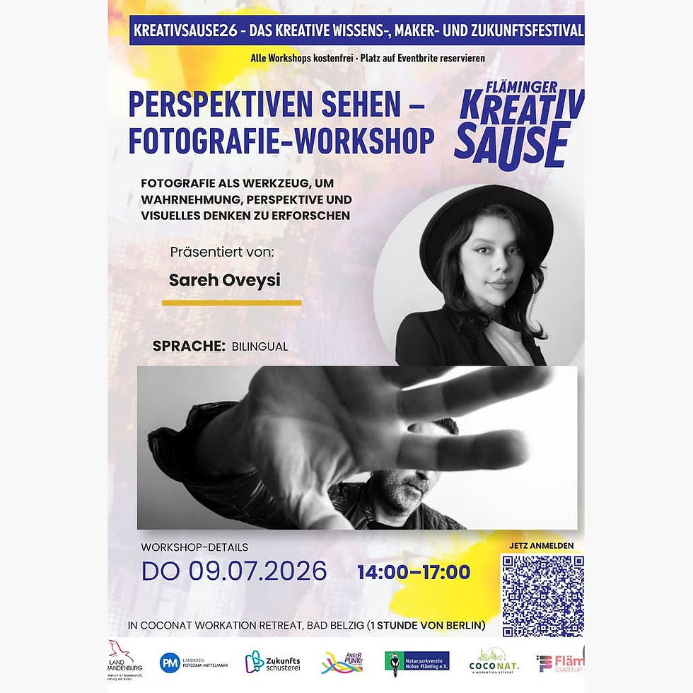 Perspektiven sehen Fotografie - Workshop - präsentiert von Sareh Oveysi