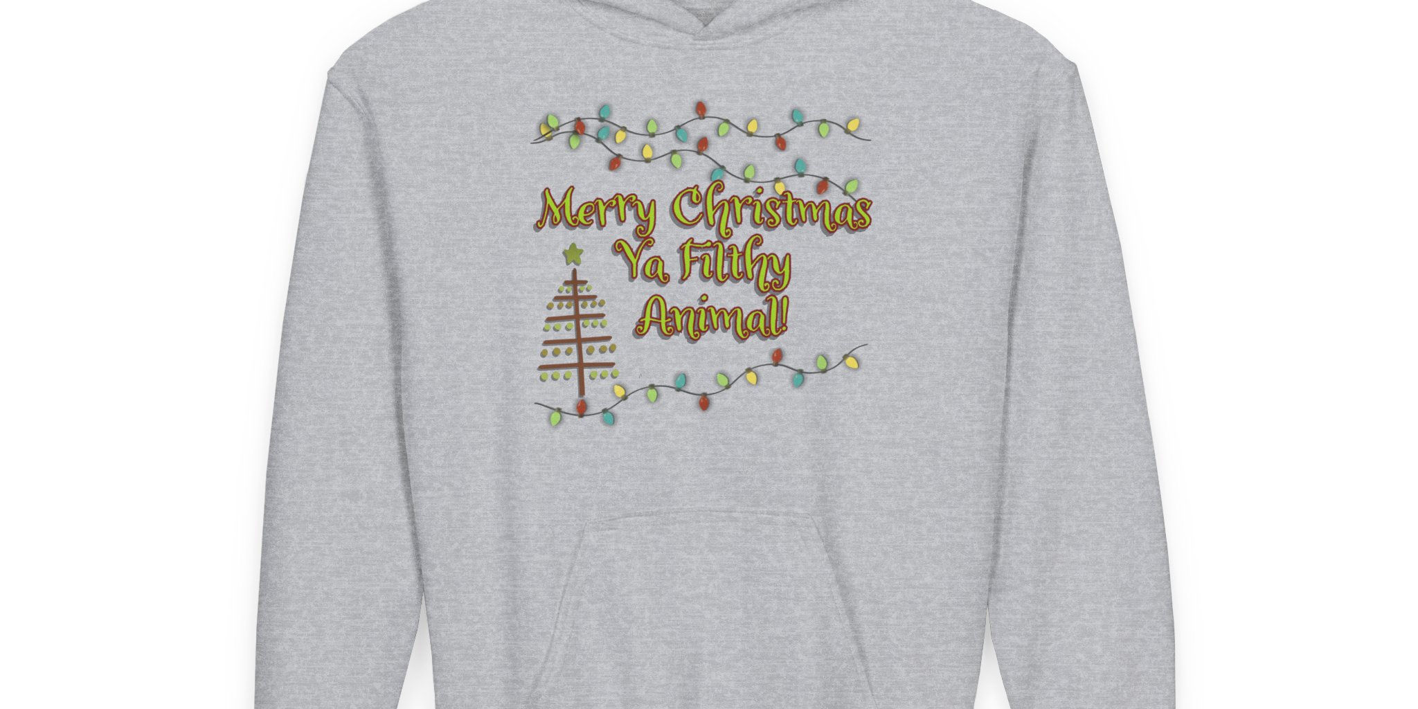 Ya Filthy Animal, Unisex YOUTH Hoodie - Gildan Cotton Hooded Sweatshirt