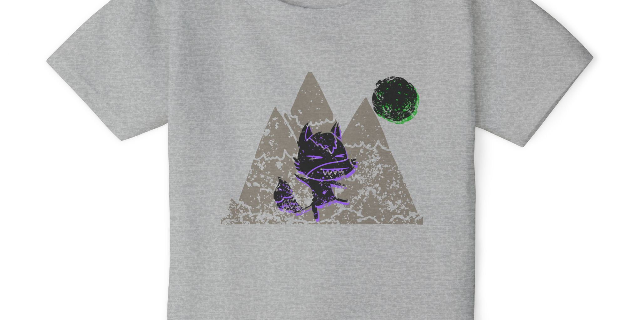 Dancing Fox, TODDLER Tee - Unisex Gildan Cotton T-Shirt, Children's Clothing