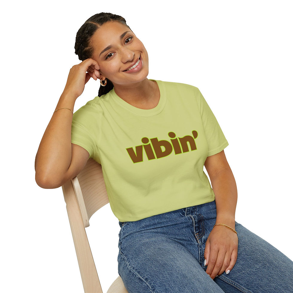 Thumbnail: Vibin' Tee - Unisex Softstyle T-Shirt, Gildan
