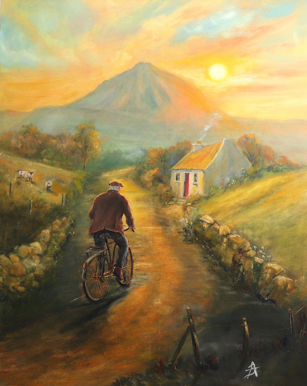"An Bealach na Bhaile ( the road home) print" A4-A3 Limited edition