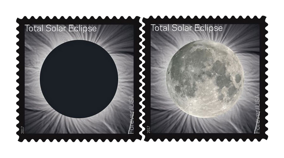Temperature Sensitive Ink Changes Eclipse Stamp With A Simple Touch