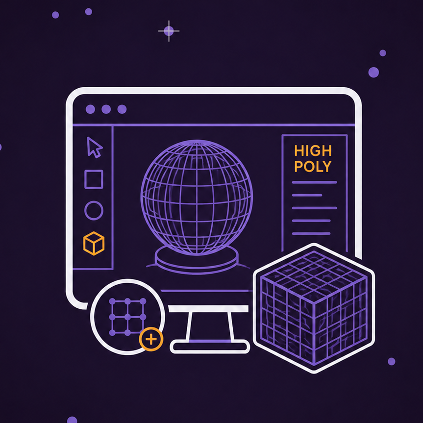High-Poly Illustration