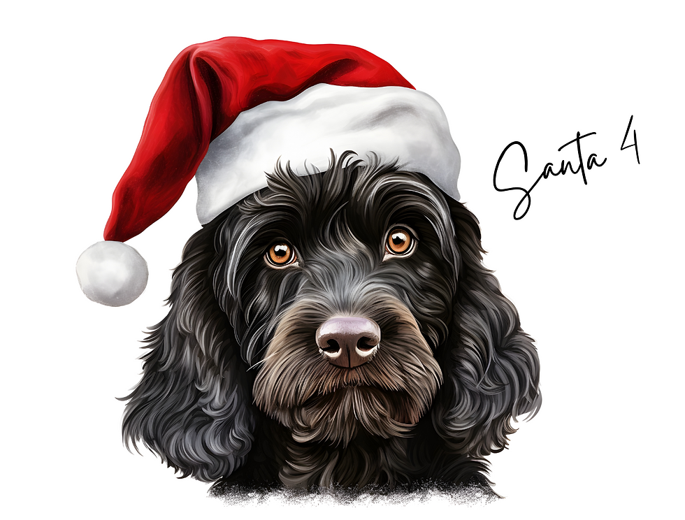 Thumbnail: Xmas Cockapoo Personalised Dog Treat Box