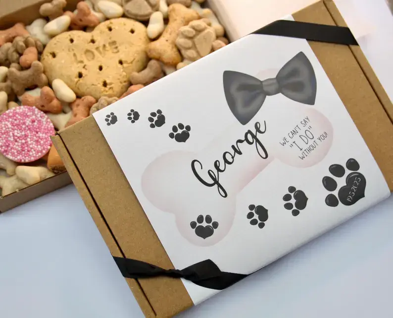 Wedding Dog Treat Box - My Humans Are Getting Married
