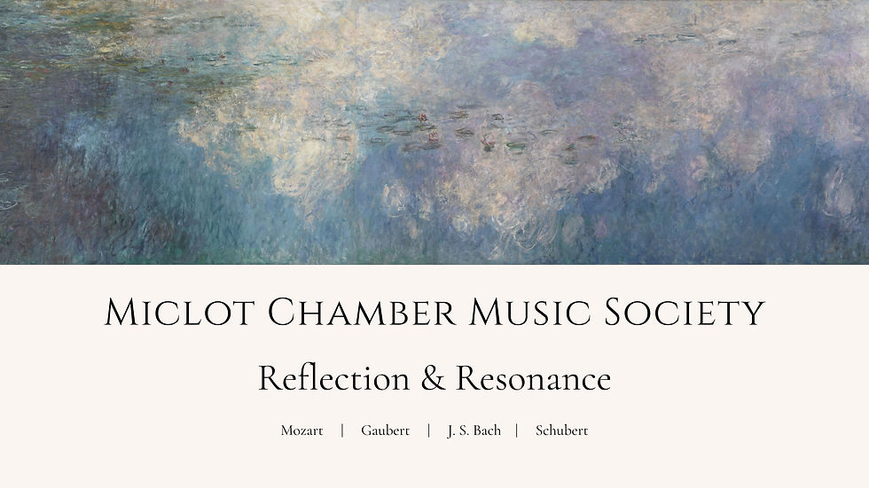 Miclot Chamber Music Society Concert in Boston