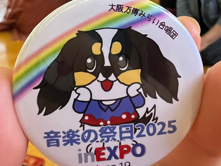 記念の缶バッチを作りました!!