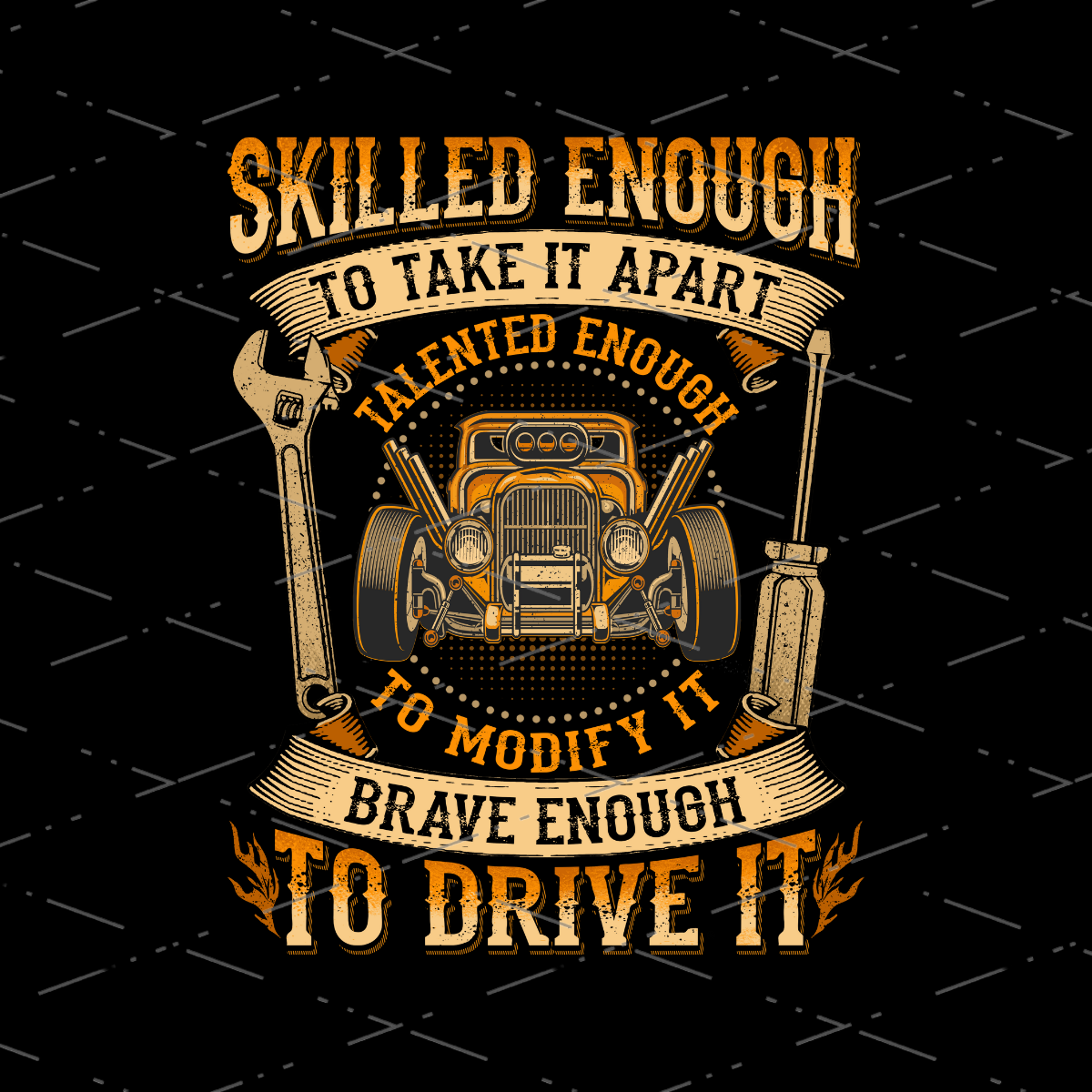 Hot Rod sublimation design